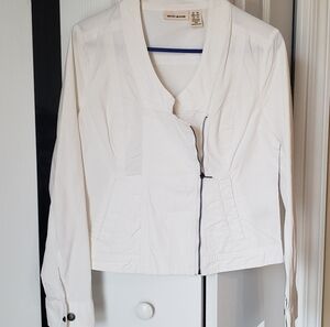 DKNY White Women's Jacket XS